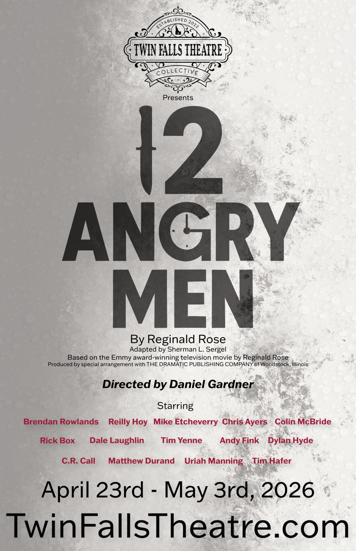 12 Angry Men Program - Twin Falls Theatre Collective